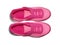 Pink youth sneakers Isolated on a white background