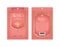 Pink zipper bag packaging product design branding