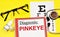 Pinkeye. A text label to indicate the state of vision health.