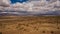 Pinkish clouds over the desert of Arizona over the Vermillion Cliffs