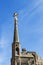 Pinnacle and exterior of Torre Bellesguard casa, in Barcelona, Catalonia, Spain, Europe