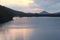 Pinnacle mountain from Two Rivers Park bridge