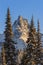 Pinnacle Peak in Winter, Washington State