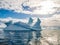 Pinnacle shaped iceberg in Andvord Bay near Neko Harbour, Antarctic Peninsula, Antarctica