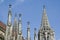 Pinnacles and eastern towers of Ulm Minster