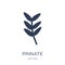 Pinnate icon. Trendy flat vector Pinnate icon on white background from nature collection