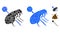 Pinned Flea Composition Icon of Spheric Items