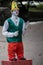 Pinocchio Clown Mime Artist Street Entertainer