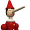 Pinocchio Long Nose Toy Portrait