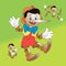Pinocchio; Wooden toy to take apart