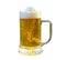 Pint of Chilled Draft beer Isolated on Transparent Background