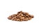 Pinto bean heap isolated on white background. nutrition. bio. natural food ingredient