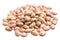 Pinto Beans. Pile of grains, isolated white background.