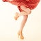 Pinup style. female legs in dance.