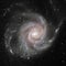 Pinwheel Galaxy Messier 101, M101 in the constellation Ursa Major.Elements of this image are furnished by NASA