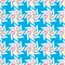 Pinwheel Letter S Background Seamless Pattern