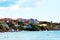 Piombino, Salivoli, Livorno, boats, rocks, roofs and tyrrhenian sea