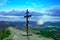 Pious cross on the mountain, Karabash