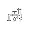 Pipe drop job icon. Element of labor icon