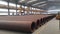 Pipe factory: finished pipes are transported by overhead cranes