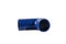 The pipe of the intercooler of the truck is blue, isolated on a white background . A set of parts