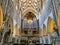 The pipe organ and choir at Wells Cathedral, Somerset, UK