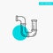Pipe, Plumber, Repair, Tools, Water turquoise highlight circle point Vector icon