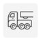 Pipe transportation icon