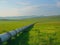 Pipeline Through Green Hills