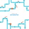 Pipeline infographic. Oil, water or gas flat valve vector design. Pipeline construction isolated