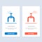 Pipeline, Pipe, Gas, Line  Blue and Red Download and Buy Now web Widget Card Template