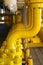 Pipelines constructions on the production platform, Production process of oil and gas industry, Piping line on the platform