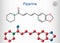 Piperine, C17H19NO3 molecule. It is alkaloid isolated from the plant Piper nigrum. It has role as plant metabolite, food component