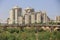 Pipes Bridge and modern buildings in Beer Sheba, Israel