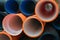 Pipes of PVC large diameter