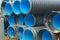 Pipes of PVC large diameter