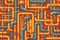 Pipes Seamless Pattern. AI