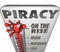 Piracy On the Rise Thermometer Measuring Illegal File Sharing Do