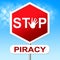 Piracy Stop Indicates Copy Right And Control