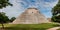 The piramyd of the wizard at the Uxmal archaeological site, Yucatan, Mexico.