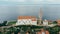 Piran Church with Clock Tower, Cerkev Svetega Jurija, Aerial View, Slovenia