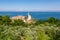 Piran - Panoramic aerial view of coastal town Piran, Primorska, Slovenia, Europe