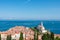 Piran - Panoramic aerial view of coastal town Piran, Primorska, Slovenia, Europe