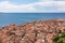 Piran - Panoramic aerial view of coastal town Piran, Primorska, Slovenia, Europe