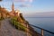 Piran - Scenic walking path between Fiesa and charming coastal town of Piran
