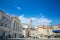 PIRAN, SLOVENIA - Aug 08, 2019: Scenic view at Mediterranean Slovenian city Piran