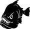 Piranha Furious Silhouette, Front View