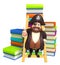Pirate with Book stack & ladder