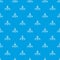 Pirate drink pattern vector seamless blue