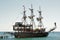 Pirate frigate ship Sea